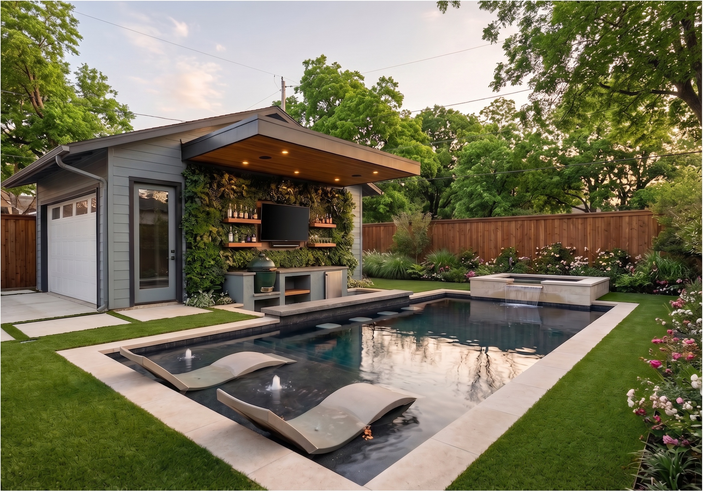 Entertainer's patio AI render example